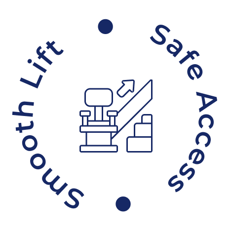 Stair lift banner icon